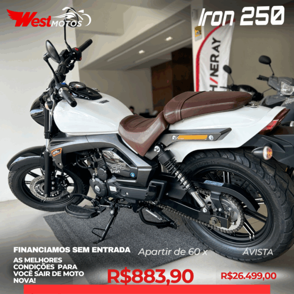 IRON 250 | LANÇAMENTO CUSTON APARTIR DE R$889,90 MENSAL